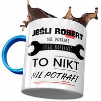 Kubek Błękitny Dla Roberta Kolegi Na Prezent Z Nadrukiem Ze Zdjęciem