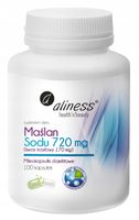 Suplement diety Aliness Maślan Sodu 720 mg 100 kapsułek
