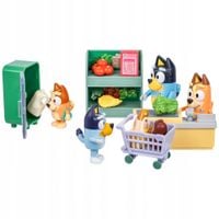 Moose Toys Bluey Market Zestaw Wycieczka na zakupy rodziny Figurki Prezent