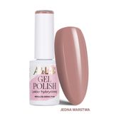 Lakier hybrydowy LED/UV Browns B13 Caramel Nude AlleLac HEMA/DiHEMA Free 6g