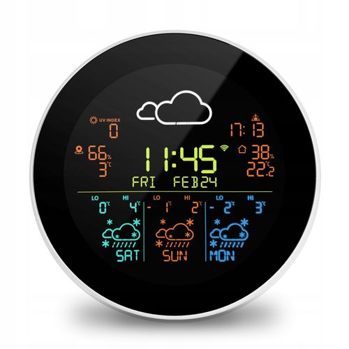 Stacja Pogodowa Tuya Wi-Fi Kolorowy LCD na Arena.pl