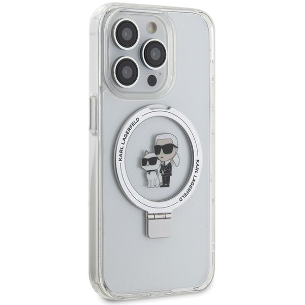 Etui Karl Lagerfeld do iPhone 15 Pro, Biały, MagSafe zdjęcie 4