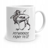 Kubek Prezent Dla Teścia Potwornie Fajny Teść Z Nadrukiem Ze Zdjęciem