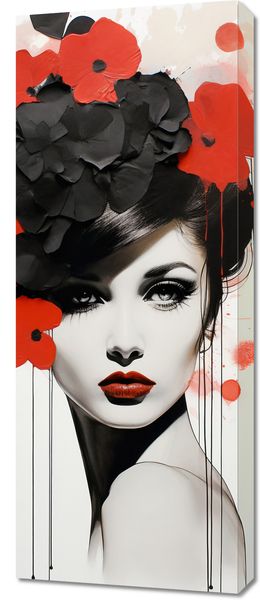 Obraz 40x100cm Kwiatowa Pasja zdjęcie 1