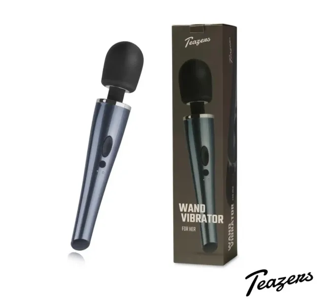 Black Lightning Wand Vibrator zdjęcie 1