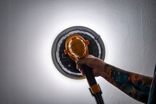 Szlifierka do gipsu gładzi ścian sufitu płyt gipsowych LED SMART365 na Arena.pl