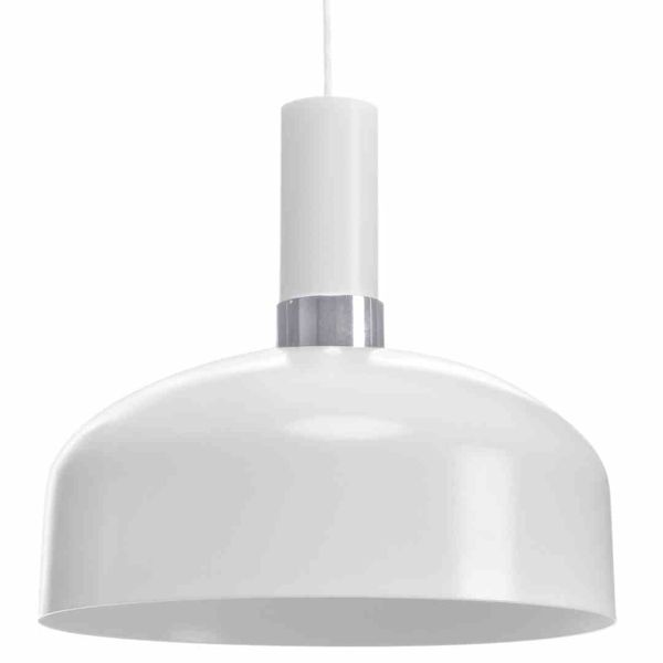 LAMPA WISZĄCA MALMO WHITE/CHROME 1XE27 zdjęcie 4