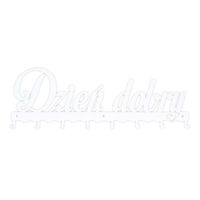 Wieszak ścienny Dzień dobry 01 biały