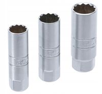 Zestaw nasadki do świec zapłonowych 14,16,18mm 3 szt. (6858) BGS