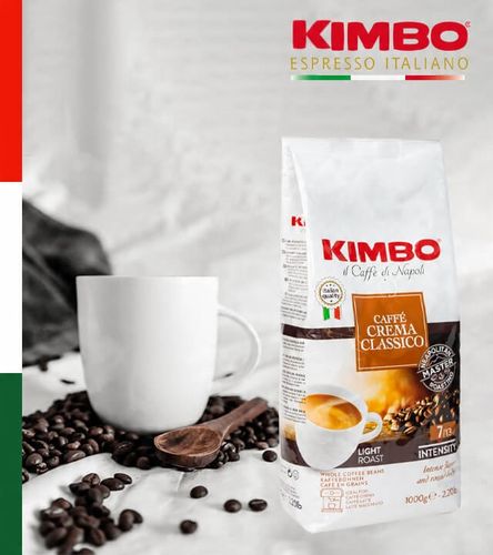 Kawa ziarnista KIMBO CAFFE CREMA CLASSICO 1 kg + GRATIS videobook na Arena.pl