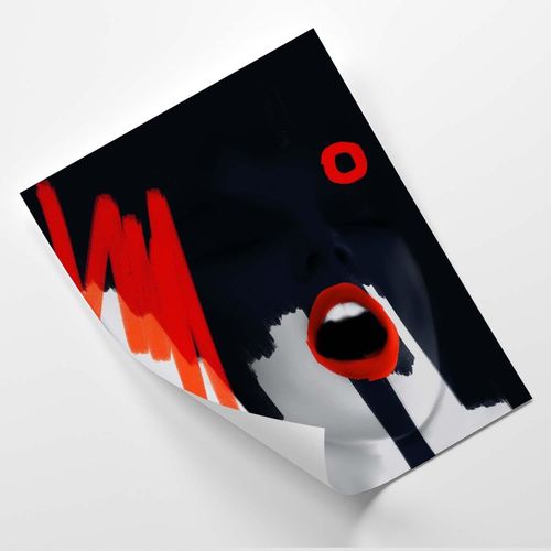 Plakat, Kobieta abstrakcja 50x70 na Arena.pl