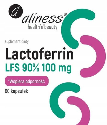 ALINESS Lactoferrin LFS 90% 100 mg x 60 kapsułek na Arena.pl