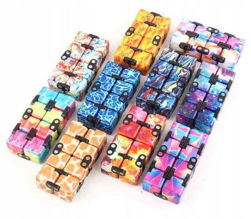MAGICZNA KOSTKA ANTYSTRESOWA infinity cube FIDGET na Arena.pl