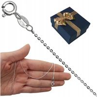 Łańcuszek srebrny ankier 45cm 0.6mm 925