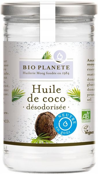 OLEJ KOKOSOWY BEZWONNY BIO 950 ml - BIO PLANETE zdjęcie 2