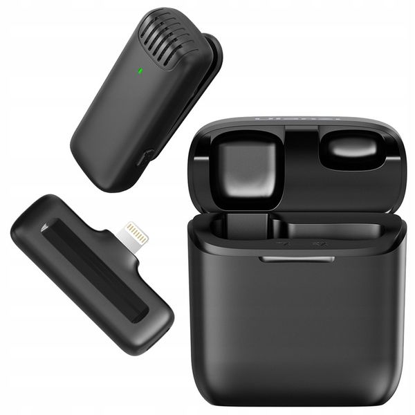 Pojemnościowy Bezprzewodowy Mikrofon Krawatowy ULANZI J11 Lightning zdjęcie 1