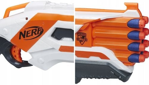 PISTOLET NERF ELITE SHOTGUN ROUGH CUT 2X4 strzelaj z 2 luf na raz na Arena.pl