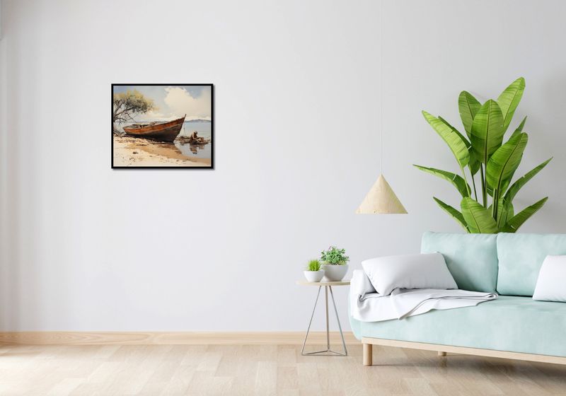 Plakat 60x50cm Spokój Przybrzeża zdjęcie 4