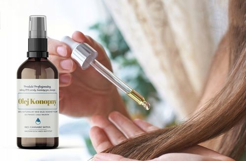 Olej KONOPNY nawilża działa przeciwzapalnie na skórę na Arena.pl