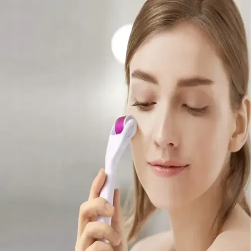 Derma roller 6w1 zestaw do mezoterapii mikroigłowej wałek twarz ciało na Arena.pl