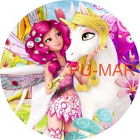 Opłatek na tort Urodziny Jednorożec Konik Pegaz Koń Kuc Tekst Gratis