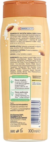 ISANA SZAMPON DO WŁOSÓW SUCHYCH 300 ML zdjęcie 2