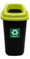 Kosz do segregacji SORTBIN 45L zielony na szkło