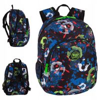 COOLPACK TOBY MAŁY PLECAK SZKOLNY ODBLASKI GWIZDEK SZELKI FOOTBALL BLUE