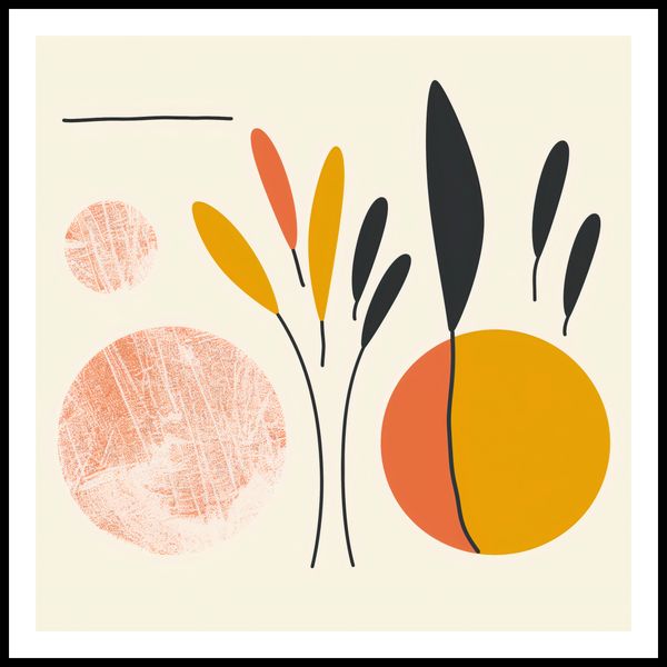 Plakat 100x100cm Słoneczne Refleksy zdjęcie 3