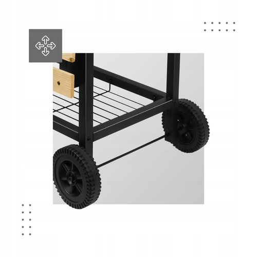 GRILL Z POKRYWĄ OGRODOWY WĘGLOWY DUŻY MARK ADLER ROAST 8.0 NA KÓŁKACH na Arena.pl