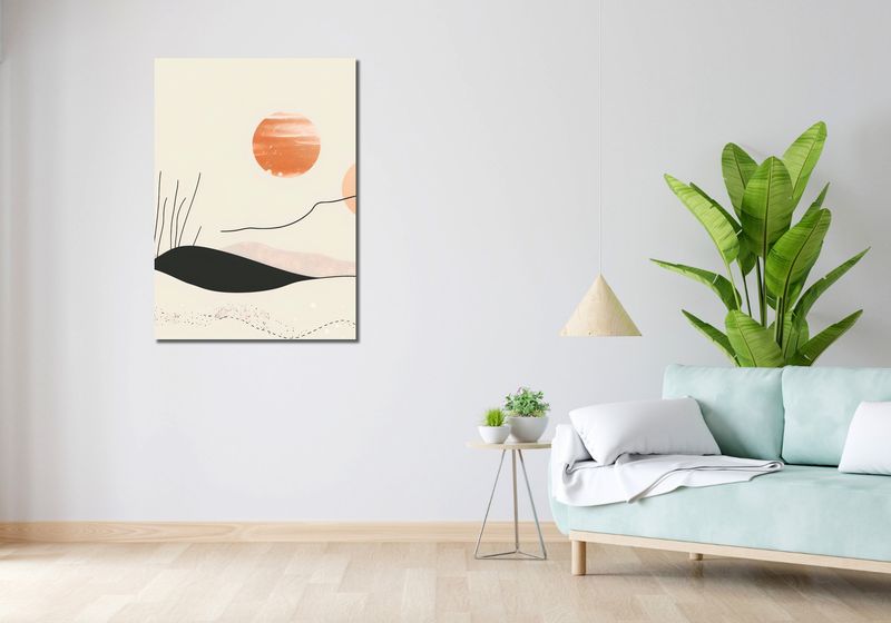 Obraz 70x100cm Miękkie Wzgórze zdjęcie 2