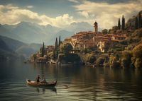 Plakat 70x50cm Spokojna Nostalgia