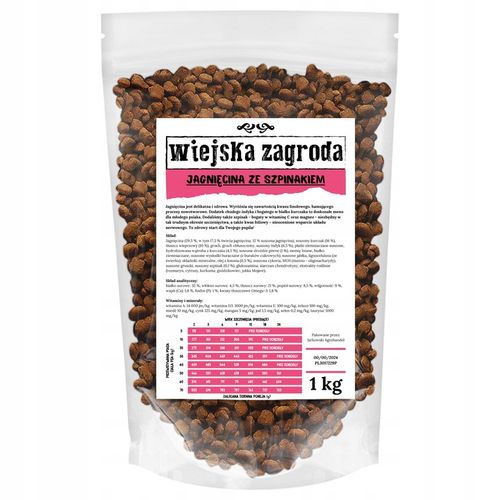 WIEJSKA ZAGRODA JAGNIĘCINA ZE SZPINAKIEM 1 KG na Arena.pl