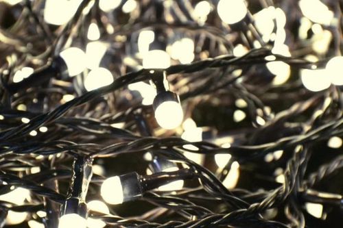 Świąteczne LED oświetlenie - 20 m, 200 MAXI LED, ciepła biel na Arena.pl