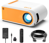 KHQ 2023 Mini Projektor WiFi 1080P Biały Kino Domowe Android iOS