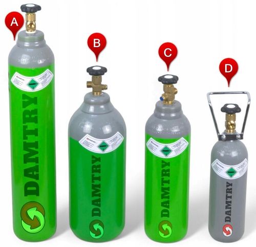 Butla CO2 Pełna 8l (6kg) Z Syfonem Do Napełniania Naboi Sodastream Brita na Arena.pl
