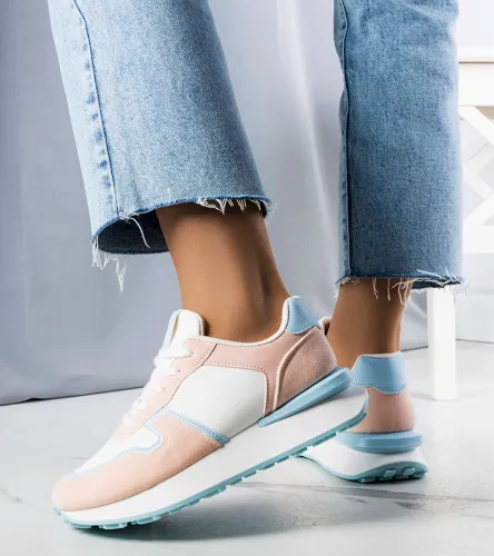 Różowe sneakersy na platformie Blanche 36 na Arena.pl