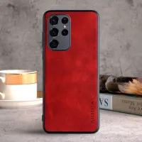 Etui AIORIA Vintage LEATHER do Samsung Galaxy S23 Ultra czerwony