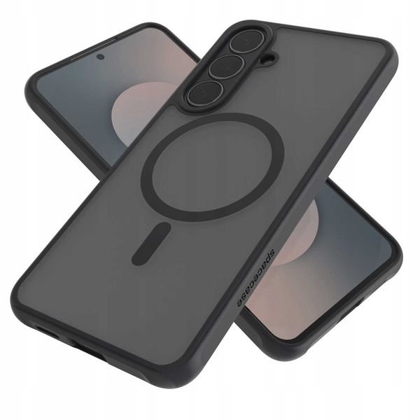 Spacecase Hybrid Mag Galaxy S25 Fe Black zdjęcie 9