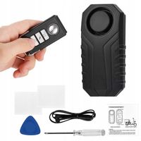 ALARM ROWEROWY + PILOT blokada zabezpieczenie DO ROWERU SKUTERA HULAJNOGI