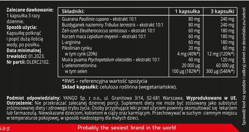 Suplement diety dla mężczyzn. Erect Power na Arena.pl