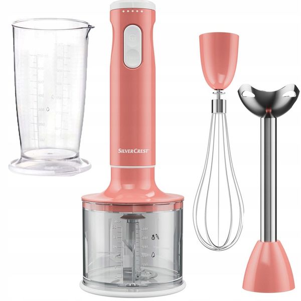 Blender ręczny SilverCrest SSMS 600 E3 RÓŻOWY zdjęcie 2