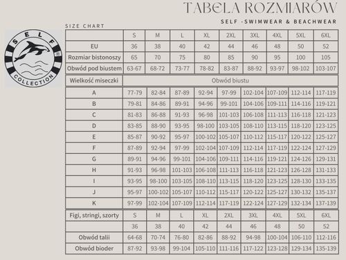 Self Strój kąpielowy damski jednoczęściowy plażowy na basen retro R. 44D na Arena.pl