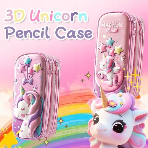 DUŻY PIÓRNIK PODWÓJNY DO SZKOŁY JEDNOROŻEC DŁUGOPI na Arena.pl