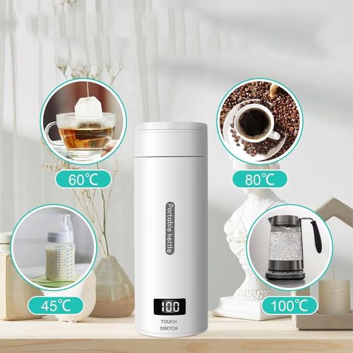 PODRÓŻNY MAŁY CZAJNIK ELEKTRYCZNY Z REGULACJĄ TEMPERATURY, KUBEK PODRÓŻNY na Arena.pl