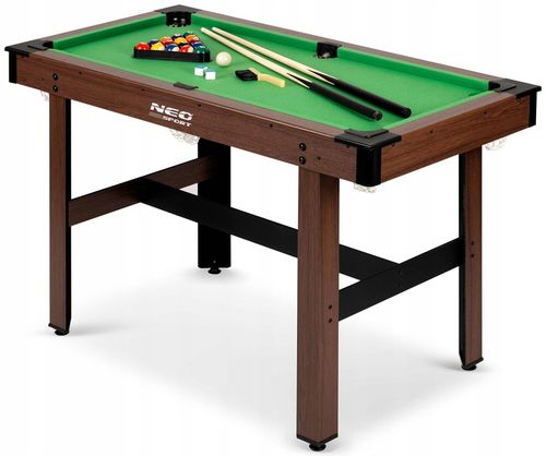 ZESTAW BILARDOWY MINI STÓŁ DO BILARDA BILARD DLA DZIECI DUŻY 4FT NEO-SPORT na Arena.pl
