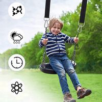 HAMAK, PASKI DO ZAWIESZENIA 150 CM, LINKI MOCUJĄCE DO HUŚTAWKI OGRODOWEJ