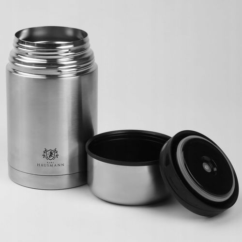 TERMOS OBIADOWY TERMICZNY POJEMNIK NA ŻYWNOŚĆ DO PRACY SZKOŁY 750 ML STAL na Arena.pl