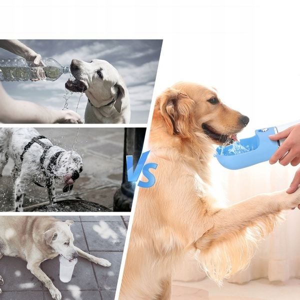 Poidło Dla Psa Bidon Z Miską Na Wodę 380Ml Nobleza zdjęcie 4