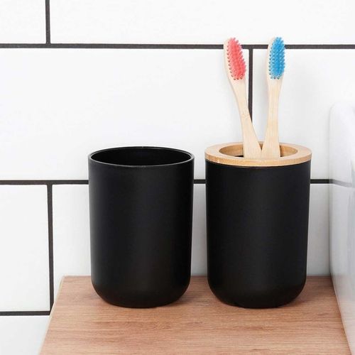 zestaw łazienkowy 6 elementowy 568053 czarny na Arena.pl